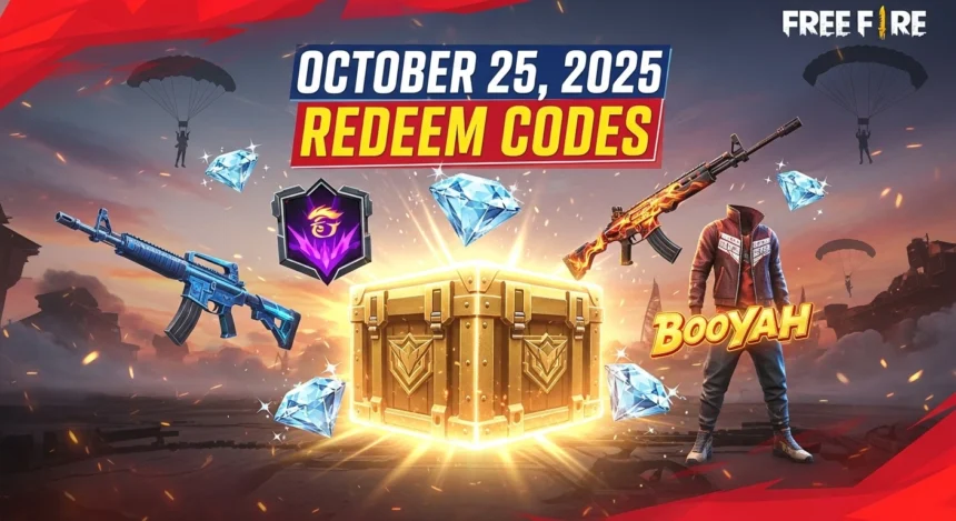 Garena Free Fire Redeem Codes (October 25, 2025)