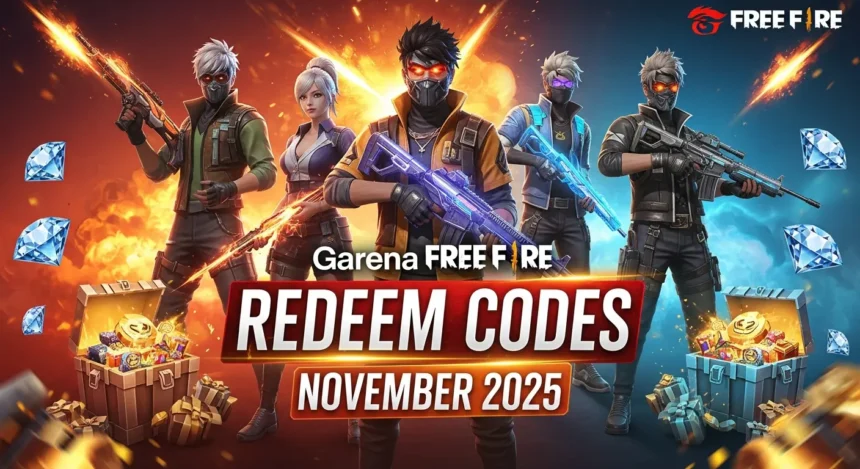 Free Fire Redeem Codes November 2025