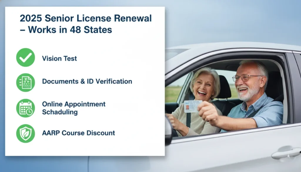 senior license renewal checklist